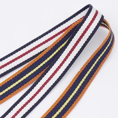 China High Tenacity 25MM Woven Luggage Shoes Garment Webbing Stripe Polyester/PP Elastic Strap Wholesale for sale