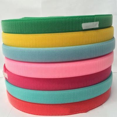 China 20mm 25mm 50mm workable hook and loop fastener tape for form garment shoes fabric diaper /bags use for sale