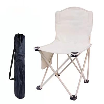 China Folding Chair Outdoor Leisure Double-Layer Camping Chair Telescopic Easy-Carry Portable Beach Chair for sale