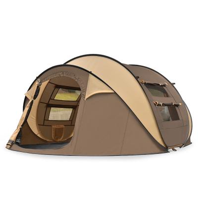 China Extended Type Easy Up Camping Tent Automatic Pop Tunnel 3 Person Tent Boating Tent for sale