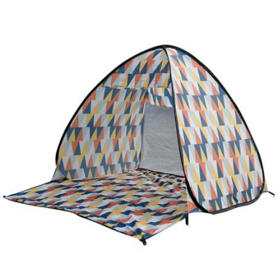 China Quick-open Convenient Picnic Tent Beach Sunshade Beach Sunshade Diagonal Tying Type Outdoor Camping Tent With Free Children's Park Sun Laid Wholesale for sale