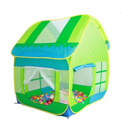 China Green Noise Sports Toy Kids Adventure Indoor or Outdoor Big Play Tent for sale