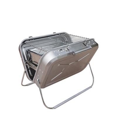 China New Innovative Products Easily Assembled Portable Iron Towel Charcoal BBQ Tabletop Grills for sale