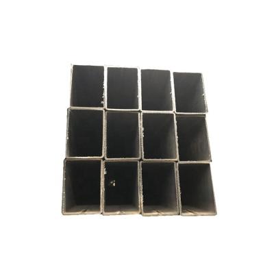 China Ms. Steel ERW Liquid Square Good Quality SS400 Pipe Rectangular Hollow Section 1 Inch Square Tube Steel Pipe Construction for sale