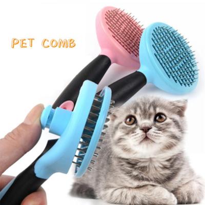 China Viable Wholesale Pet Mold Slicker Brush Beauty Stabilized Feeds Dog Cat Cleaning Brush for sale