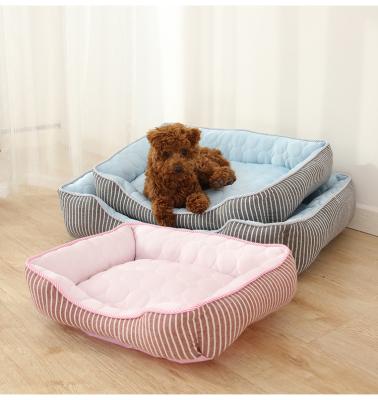 China Teddy Koji Fadou Small Dog Breathable Cold Ice Silk Pet Nest Pet Cat Nest Summer Supplies Teddy Koji Fadou for sale