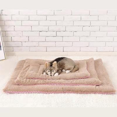 China New 2020 Fashionable Amazon Design Crate Pad Play Mat Pet Luxury Beds Mattress Dog Cover For for sale