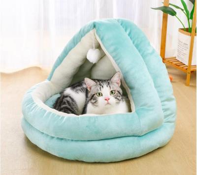 China Cat Nest All Seasons Universal Autumn And Winter Keep Warm New Travel Pet Cat Mattress Supplies for sale