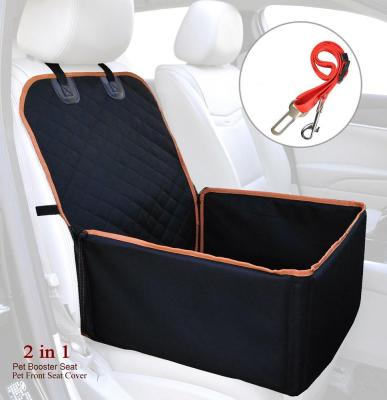 China Travel Waterproof Dog Car Seat Covers Pet Booster Front Seat Cover for sale