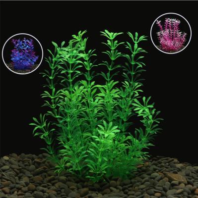 China Viable Wholesale Aquarium Decoration Aquatic Accessories Dip Plastic Artificial Fish Tank Plant for sale