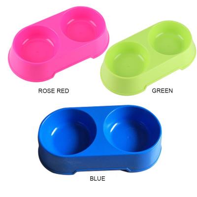 China Viable Wholesale Pet Driver Pet Bowls Driver Dog Bowls Pets Accessory Dual Dog Slot Bowls for sale