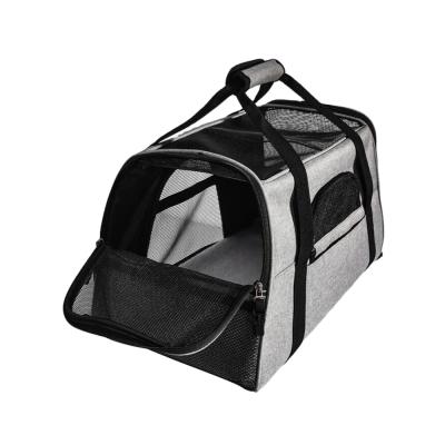 China Manufacturer Wholesale Portable Travel Breathable Soft Sided Pet Carrier Bag Dog Carrier for sale