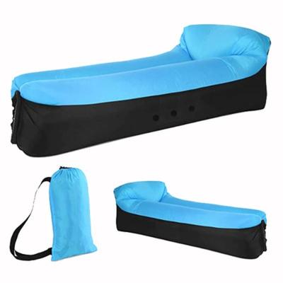 China Ripstop Inflatable Recliner Eco-freindly OEM Camping Couch Air Sofa Airsofa Laybag Lazy Boy Inflatable Sofa for sale