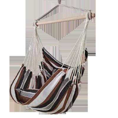 China Wholesale Portable Eco-freindly Hammock Camping Chair Hammock Swing Chair Patio Swings Outdoor With Pillow Stick for sale