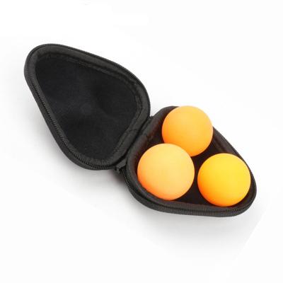 China Hard Box Ping Pong Ball Bag Lightweight Waterproof Durable Ping Pong Ball Bag Table Tennis Ball Durable Portable Leather Case for sale