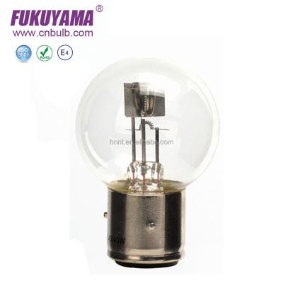 China QUARTZ Motorcycle BA21D 12V 45/36W UV GLASS Auto Halogen Bulb for sale