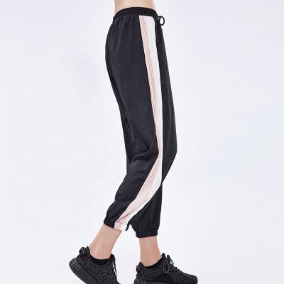 China Best Quality Anti-UV Polyester Fitness Bottom Women Gym Workout Loose Joggers for sale