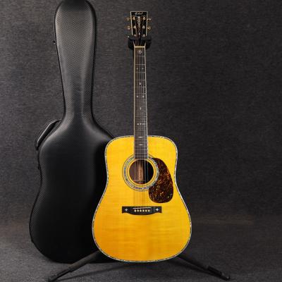 China Grand /Dreadnought /Orchestral Model Semi-Hollow Electric Semi-Hollow Amphitheater Acoustic Guitar Instrument Solid Spruce Top Guitar for sale