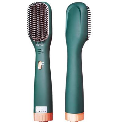 China Brush Zkagile Detachable Professional Custom Hot Air Logo One Step Hair Brush 3 in 1 Negative Iron Straightening Electric Comb Blow Dryer Salon for sale