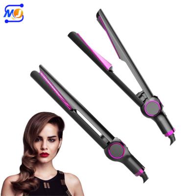 China Zkagile Pro Professional Ceramic Iron Hair Curler Plancha Para Pelo Flat Irons Customized Hair Curler Label Salon Flat Irons for sale