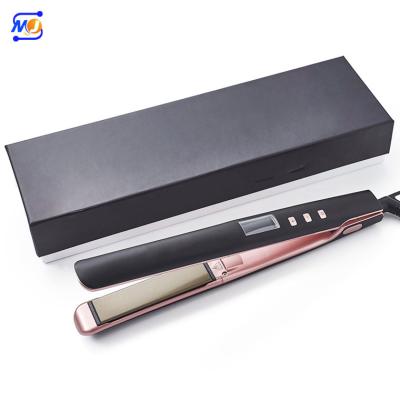 China Zkagile Small Straighter Flat Hair Straightener Flat Iron LCD Black And Pink Hair Straighter Strightener Under 300 Hair Stylist Iron for sale