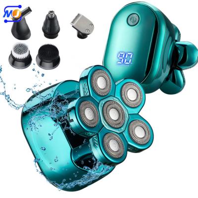 China 1 Hair Clippers Zkagile 5in Electric Shavers For Wet Dry Rotary Hair Rechargeable Cordless Bald Head Electric Shaving Razors Men's Razor Shavers for sale