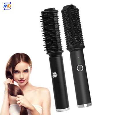 China Waterproof Zkagile Heated Straighten Silky Finish Hiuksten Suoristusputki USB Cable Electric Pillow Bags Combed Straight Hair Brush for sale