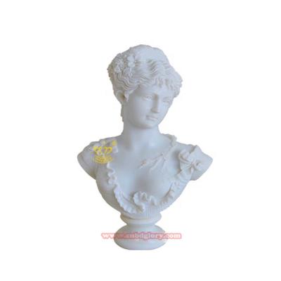 China Famous Stone Eco-friendly Natural European Figure Bust Sculpture Statues Marble for sale