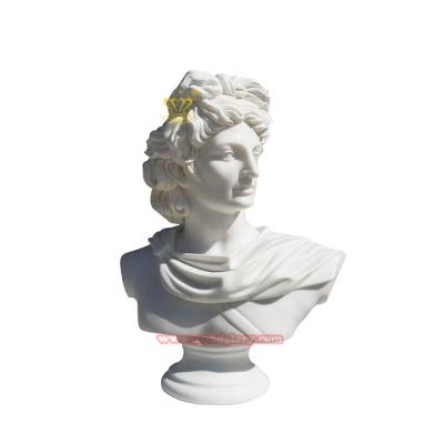 China Eco - Friendly Natural Stone Customized Carved Figures Bust Statues Marble for sale