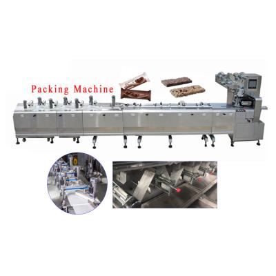 China Full Automatic Food Energy Bar Pillow Packing Machine Candy Flow Wrapping Machine for sale