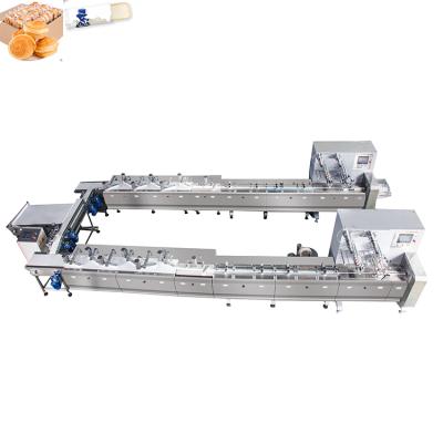 China Automatic Food Flow Packing Wafer Biscuit Packing Machine Wafer Cookies Sit Packing Machine for sale