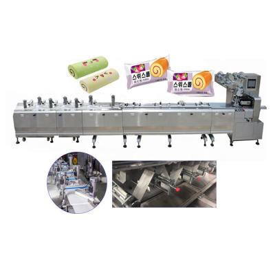 China Biscuit/Wafer/Cookie/Bread/Cake/Food Commodity Full Servo Automatic Flow /Packing /Packaging/Wrapping Machine for sale