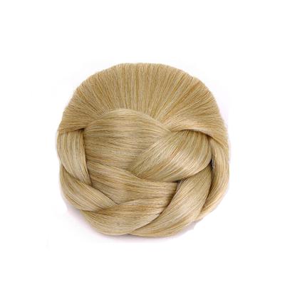 China HT Material Eco-friendly Cheap Synthetic Hair Bun Black Color Bun Hair Pieces Hair Accessories for sale