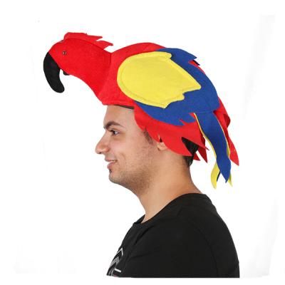 China Cheap Funny Animal Picture Parrot Shaped Hats for sale