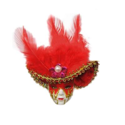 China Environmental PP& PVC Material Purple Masquerade Magnet Elegant Mini Mask for sale