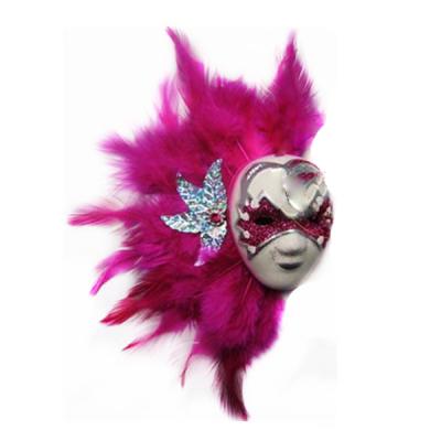 China Environmental PP& PVC Material Mini Masquerade Fridge Magnet Brooch Promotional Pin for sale