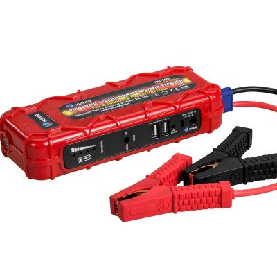 China Mini Portable 12V 12000mAh lithium power bank car battery booster pack jump starter 21*8.5*4.5 in cm for sale