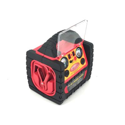 China Factory price compressor tire inflator 18000mah 110V 220V jump starter 26.4*21*22.55CM for sale