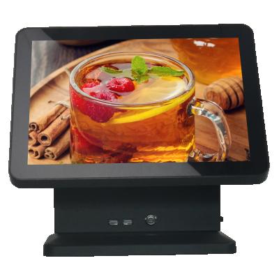 China 15 Inch Dual Screen Resistive Touch POS System All In One POS Terminal For Restaurant 15 4:3 Inch for sale