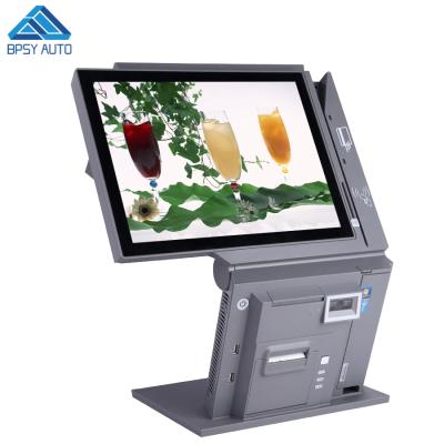 China Dual Fanless Design Display POS System 15 Inch All In One Touch Protect 15 POS Terminal 4:3 Inch for sale