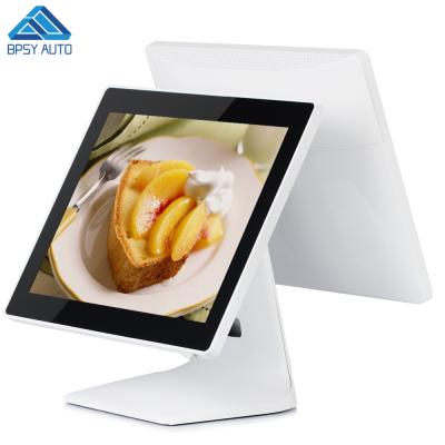 China True 15 inch dual flat screen pos system touch screen all in one 15 pos terminal 4:3 inch for sale