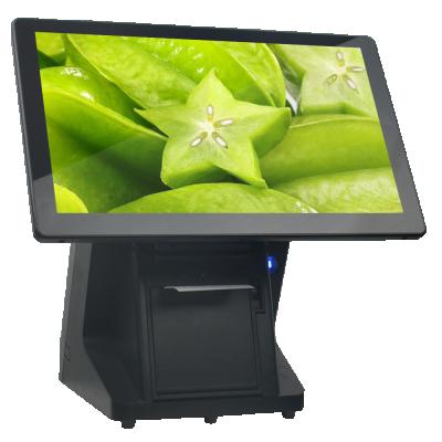 China Professional Touch Screen Wide Screen POS System 15.6 Inch All In One 15.6 16:9 Inch POS Cash Register Machine for sale