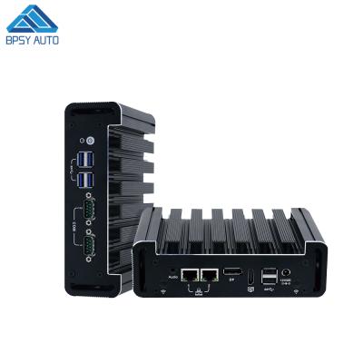 China High Quality Industrial Fanless Core I3 I5 Mini PC Support Win7 Win8 Win10 Linux OS No Monitor for sale