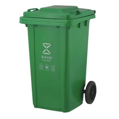 China 100L Sustainable Waste Bin Plastic Garbage Bin Garbage Collection Recycle Bin for sale