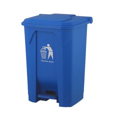 China Sustainable 100L Manufacturer Sun Proof Household Pedal Type Indoor Garbage Recycle Bins Bin for sale