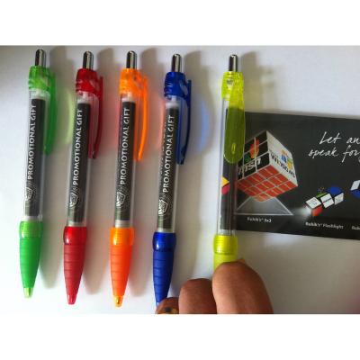 China Best Selling Promotional Plastic Pen Banner Retractable Ball Pen With Pull Out Flag Paper Plastic Ball Pen for sale