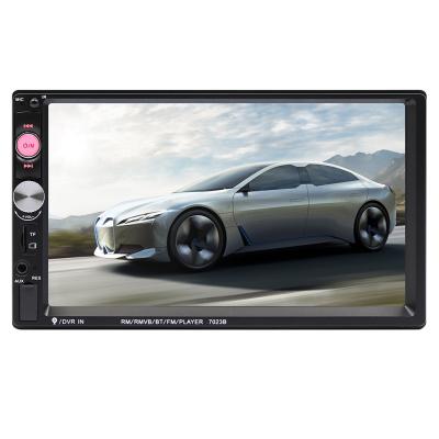 China 7 Inch Touch Screen Universal Double 2 Din Car Radio Stereo MP5 Player With Steering Wheel Remote Control for sale