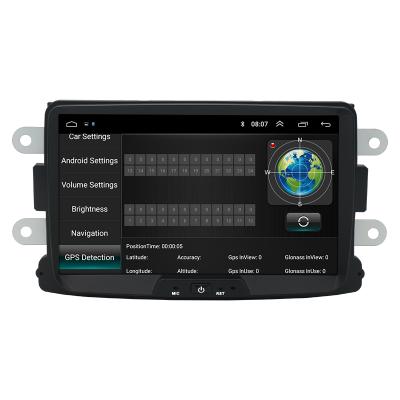 China Universal 2 Screen Android Car GPS Navigation GPS Navigation Stereo 7 Din Radio For Dacia Duster for sale