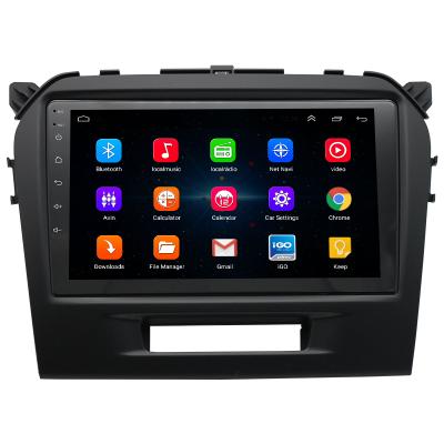 China Car Automotive Android 9.1 Din 9 Inch 2 Multimedia Player For Suzuki Vitara 2015 2016 2017 2018 2019 Car Radio GPS Navigations BT WIFI for sale