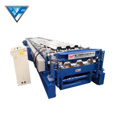 China Building Material Stores Metal Floor Decking Roll Forming Machine Galvanized Floor Decking Sheet Roll Forming Machine Factory Customization for sale